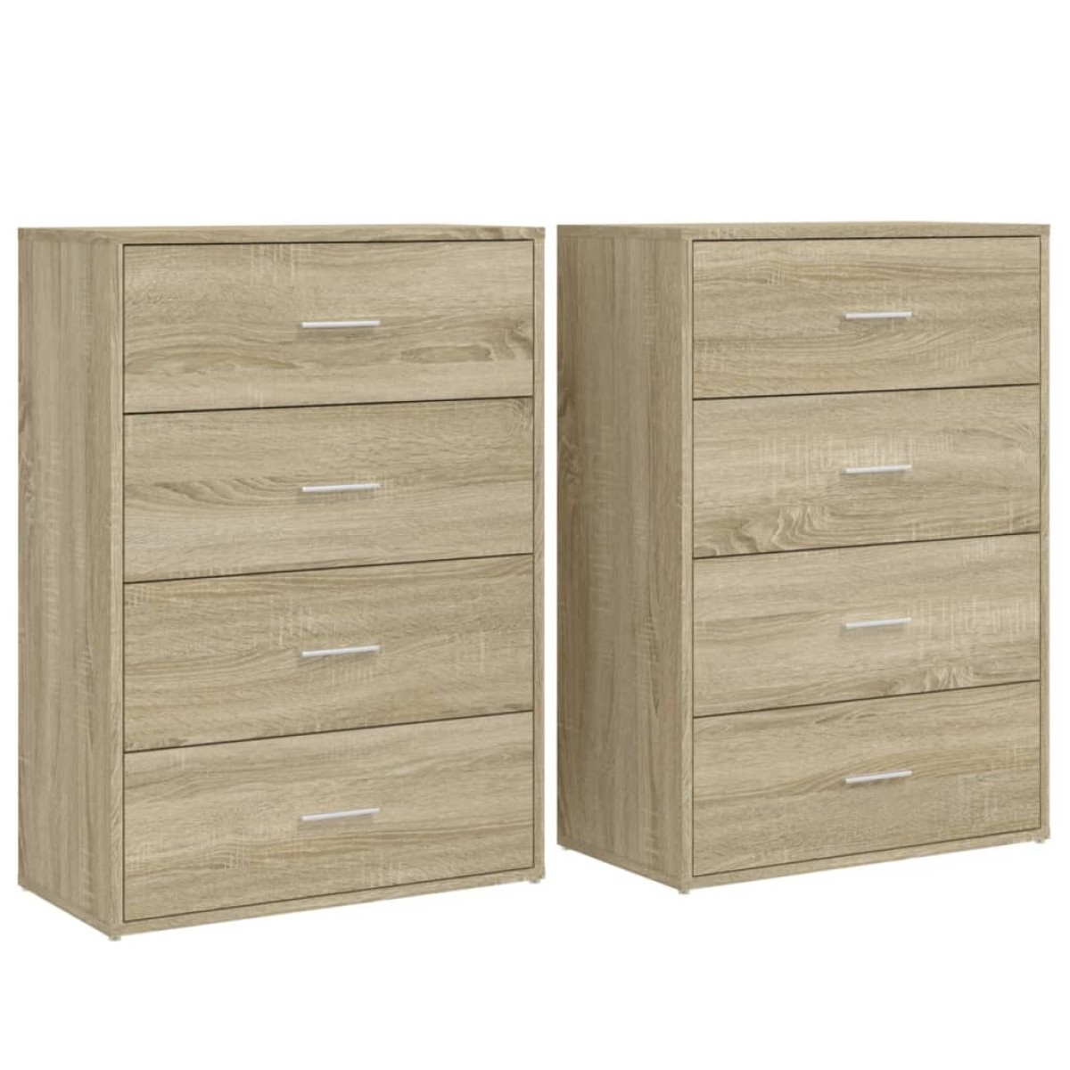 vidaXL Βοηθητικά Ντουλάπια 2 τεμ. Sonoma Δρυς 60x31x84 εκ. Επεξ. Ξύλο