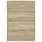 vidaXL Βοηθητικά Ντουλάπια 2 τεμ. Sonoma Δρυς 60x31x84 εκ. Επεξ. Ξύλο
