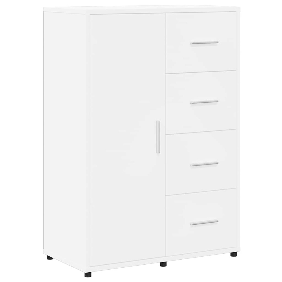vidaXL Βοηθητικά Ντουλάπια 2 τεμ. Λευκό 60x31x84 εκ. Επεξεργ. Ξύλο