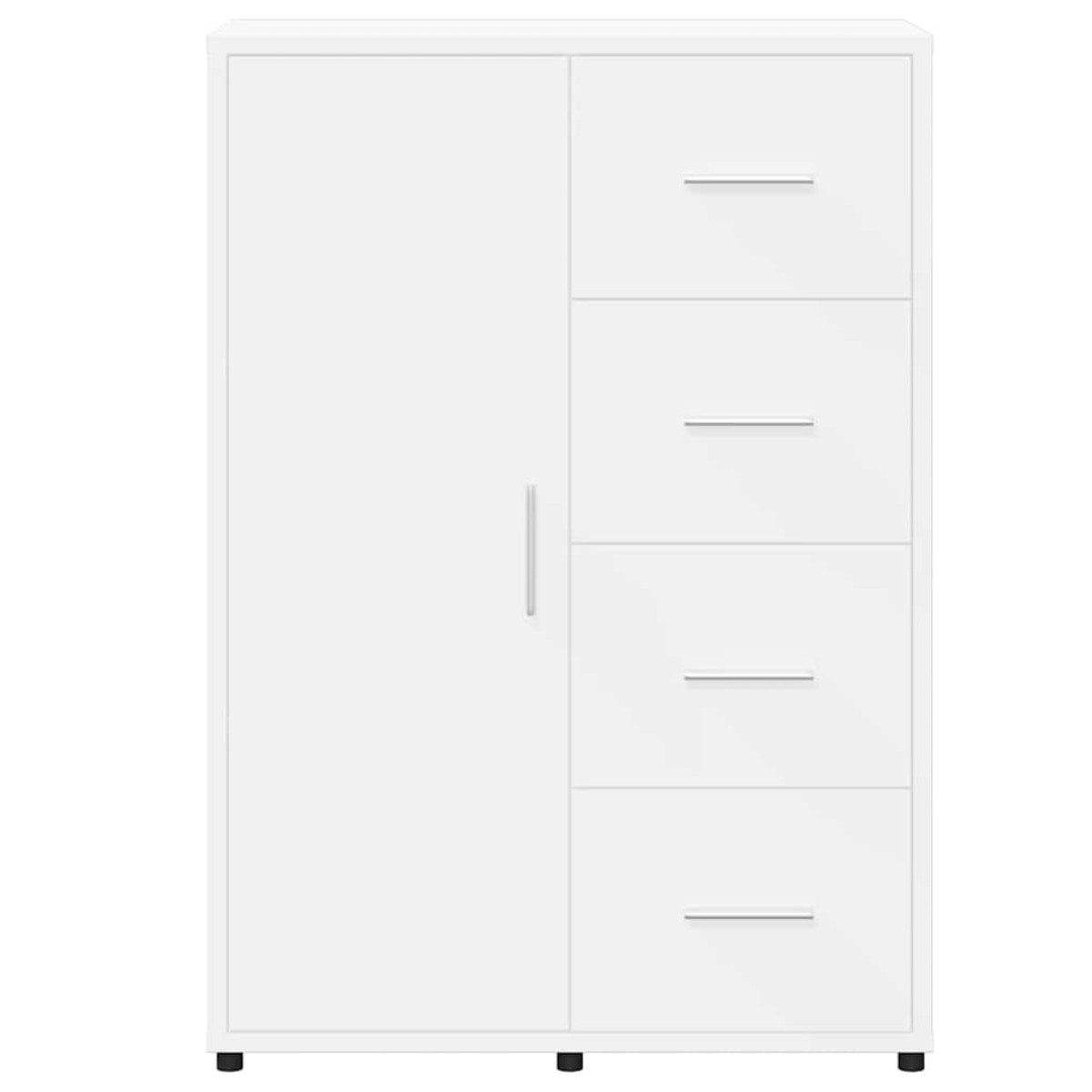 vidaXL Βοηθητικά Ντουλάπια 2 τεμ. Λευκό 60x31x84 εκ. Επεξεργ. Ξύλο