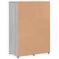 vidaXL Βοηθητικά Ντουλάπια 2 τεμ. Γκρι Sonoma 60x31x84 εκ. Επεξ. Ξύλο