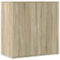 vidaXL Βοηθητικά Ντουλάπια 2 Τεμ. Sonoma Δρυς 79x38x80εκ. Επεξ. Ξύλο