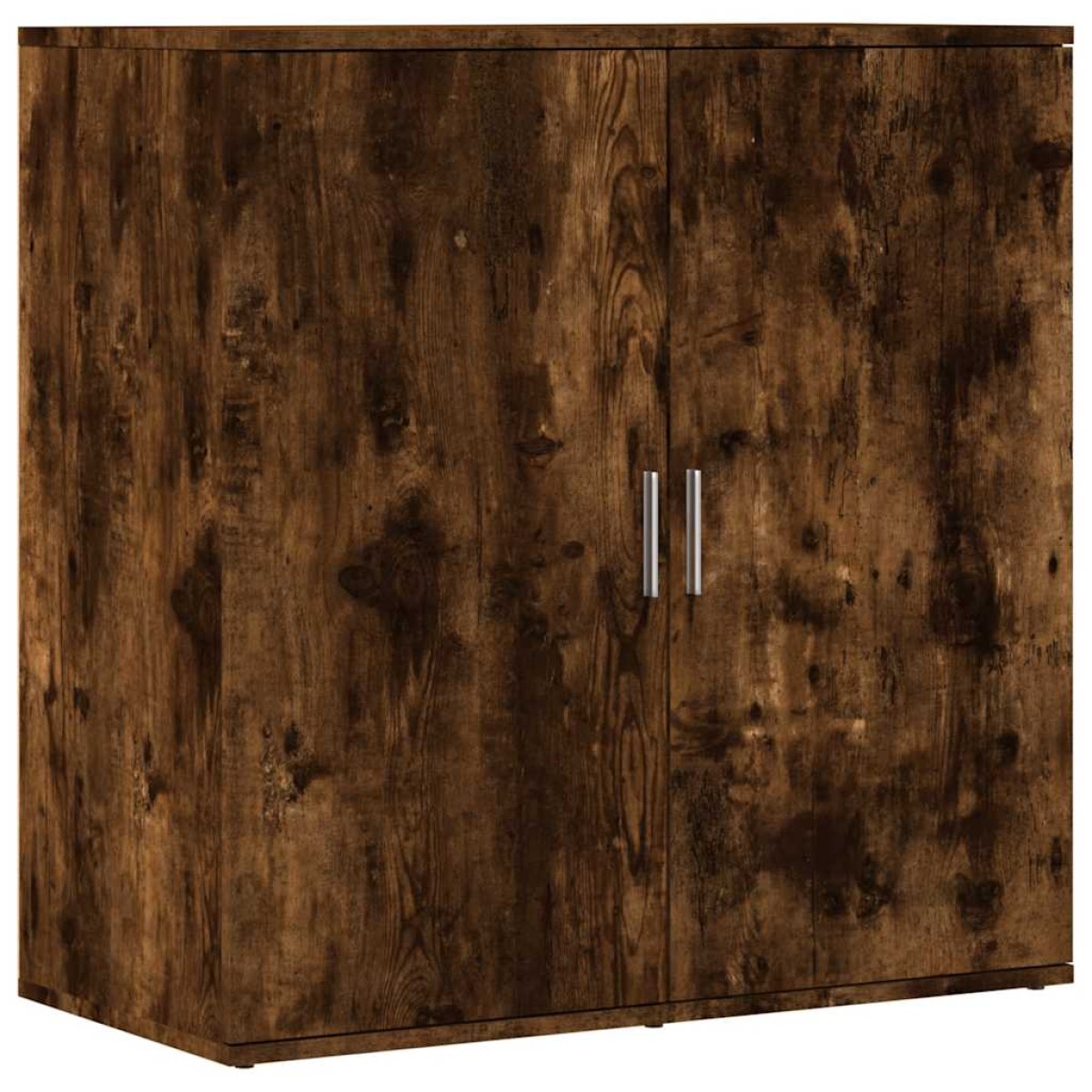vidaXL Βοηθητικά Ντουλάπια 2 Τεμ. Καπνιστή Δρυς 79x38x80εκ. Επεξ. Ξύλο