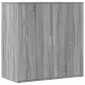 vidaXL Ντουλάπια 2Τεμ. Γκρι Sonoma 79x38x80 εκ. από Επεξεργασμένο Ξύλο