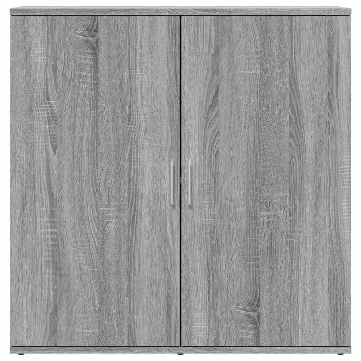 vidaXL Ντουλάπια 2Τεμ. Γκρι Sonoma 79x38x80 εκ. από Επεξεργασμένο Ξύλο