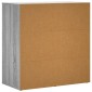 vidaXL Ντουλάπια 2Τεμ. Γκρι Sonoma 79x38x80 εκ. από Επεξεργασμένο Ξύλο