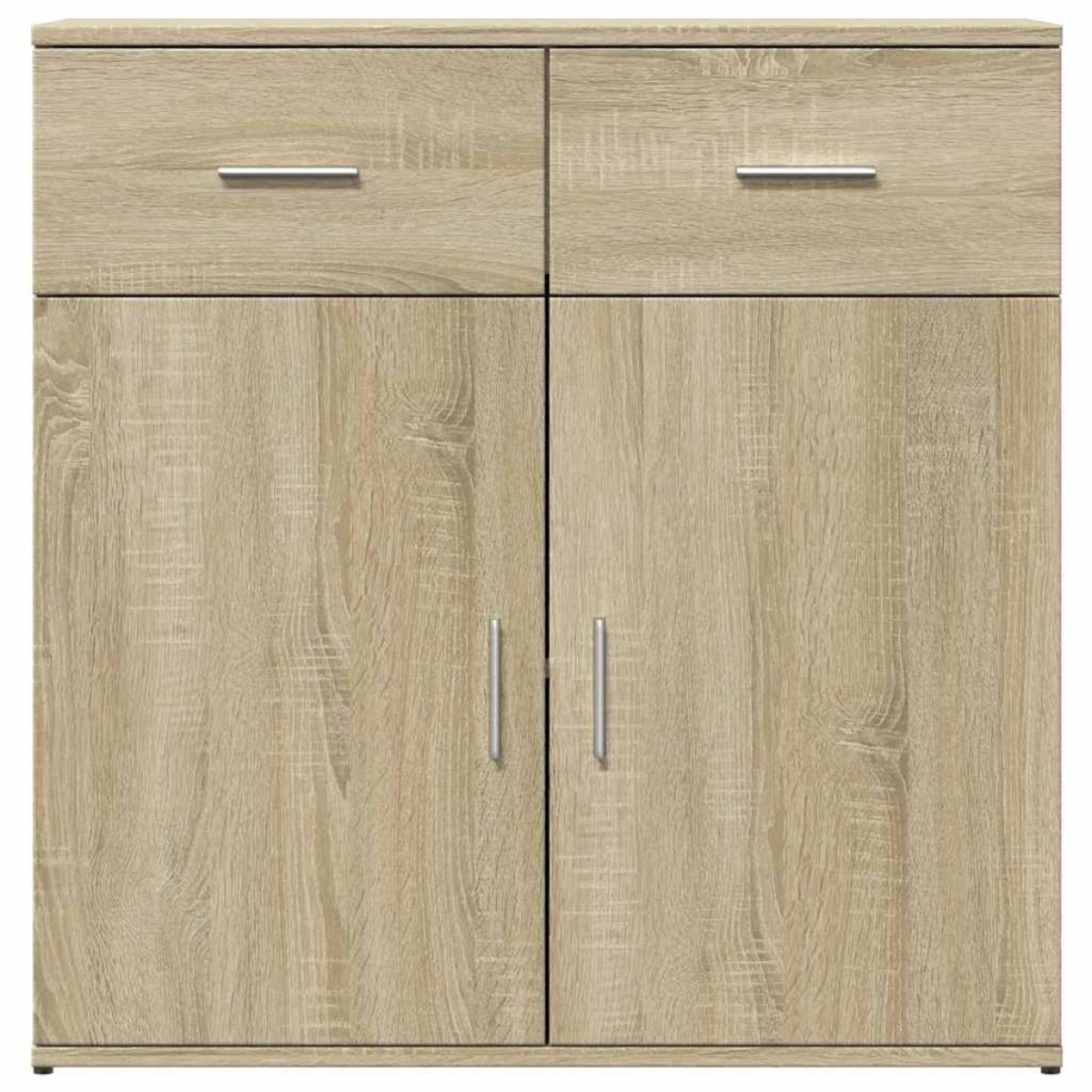 vidaXL Βοηθητικά Ντουλάπια 2 Τεμ. Sonoma Δρυς 79x38x80εκ. Επεξ. Ξύλο