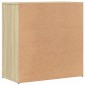 vidaXL Βοηθητικά Ντουλάπια 2 Τεμ. Sonoma Δρυς 79x38x80εκ. Επεξ. Ξύλο
