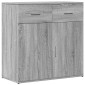 vidaXL Βοηθητικά Ντουλάπια 2 Τεμ. Γκρι Sonoma 79x38x80 εκ. Επεξ. Ξύλο