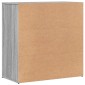 vidaXL Βοηθητικά Ντουλάπια 2 Τεμ. Γκρι Sonoma 79x38x80 εκ. Επεξ. Ξύλο