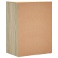 vidaXL Βοηθητικά Ντουλάπια 2τεμ. Sonoma Δρυς 60x39x80εκ. Επεξεργ. Ξύλο
