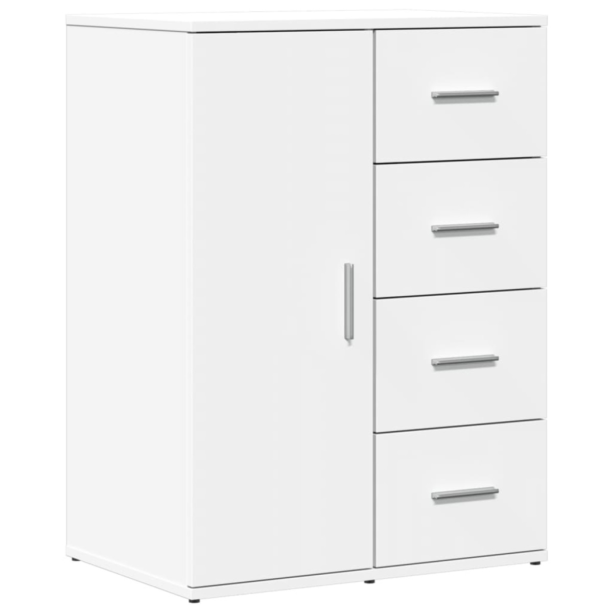 vidaXL Βοηθητικό Ντουλάπι 2τεμ. Λευκός 59 x 39 x 80 εκ. Επεξεργ. Ξύλο