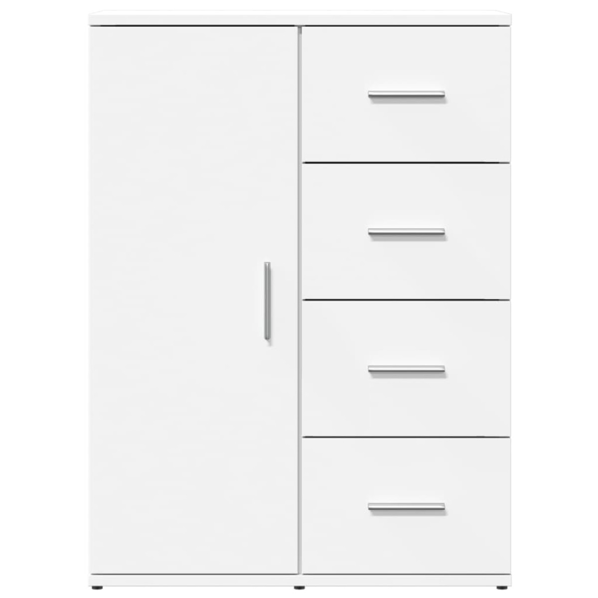 vidaXL Βοηθητικό Ντουλάπι 2τεμ. Λευκός 59 x 39 x 80 εκ. Επεξεργ. Ξύλο