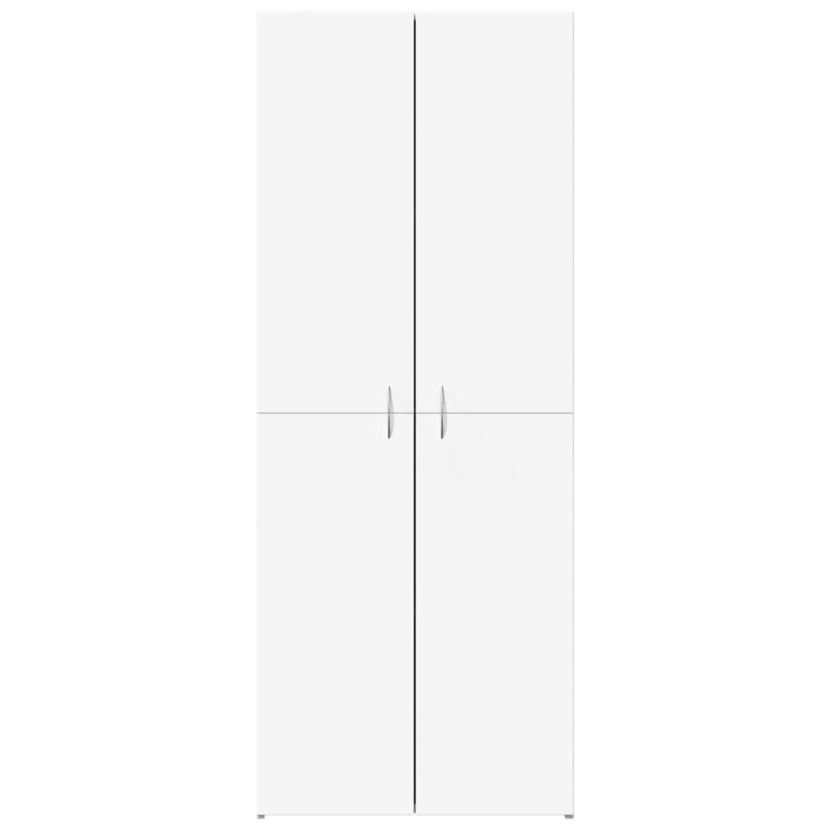 vidaXL Αρχειοθήκη Λευκή 60x32x153 εκ. από Επεξεργασμένο Ξύλο