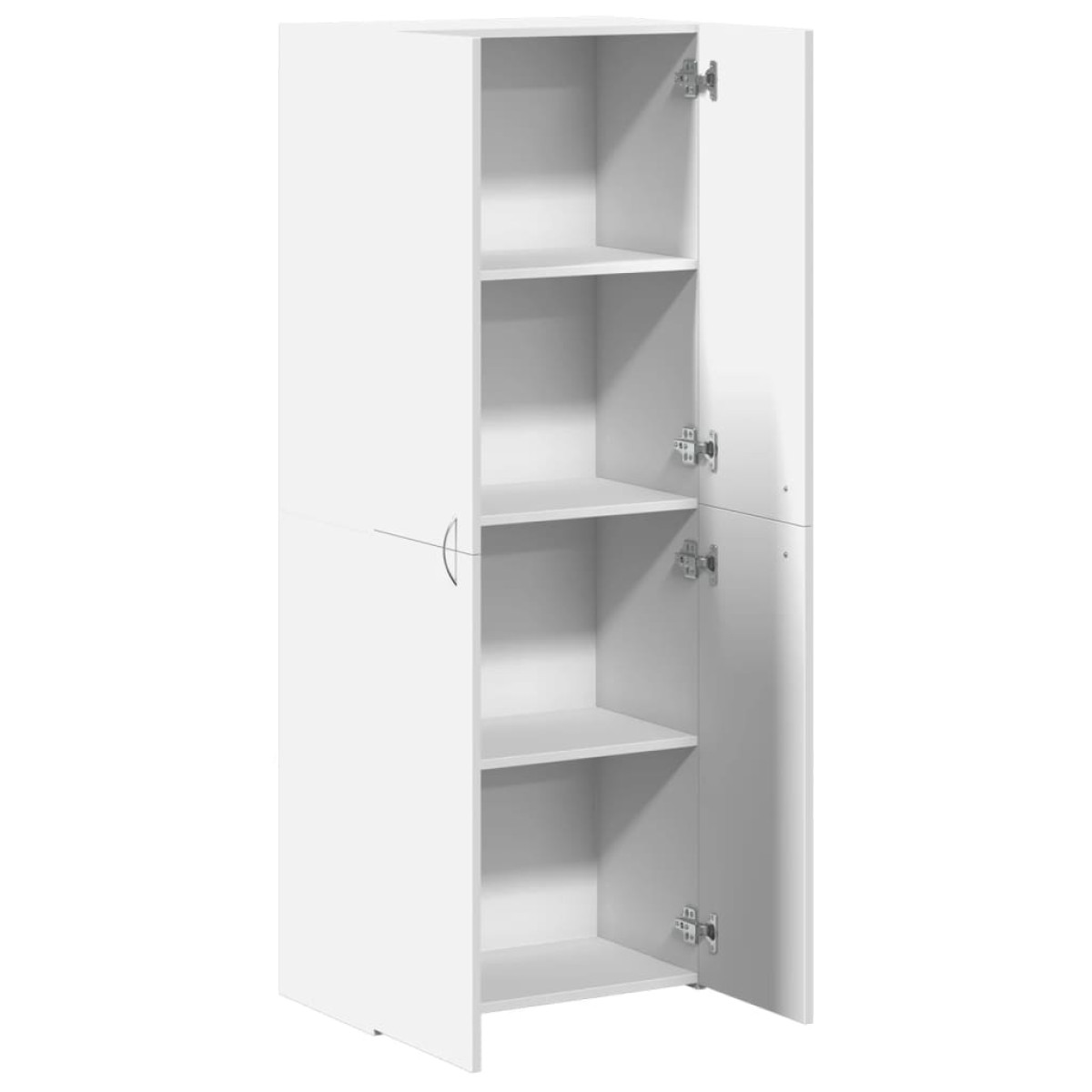 vidaXL Αρχειοθήκη Λευκή 60x32x153 εκ. από Επεξεργασμένο Ξύλο