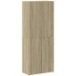 vidaXL Αρχειοθήκη Sonoma Δρυς 60x32x153 εκ. από Επεξεργασμένο Ξύλο