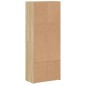 vidaXL Αρχειοθήκη Sonoma Δρυς 60x32x153 εκ. από Επεξεργασμένο Ξύλο