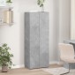 vidaXL Αρχειοθήκη Γκρι Σκυρ. 60x32x153 εκ. Επεξεργασμένο Ξύλο