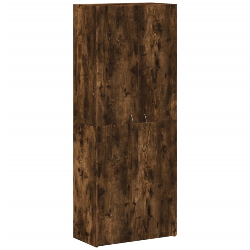 vidaXL Αρχειοθήκη Καπνιστή Δρυς 60x32x153 εκ. Επεξ. Ξύλο