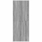 vidaXL Ντουλάπι Αρχειοθέτησης Γκρι Sonoma 60 x 32 x 153 εκ. από Τεχνητό Ξύλο