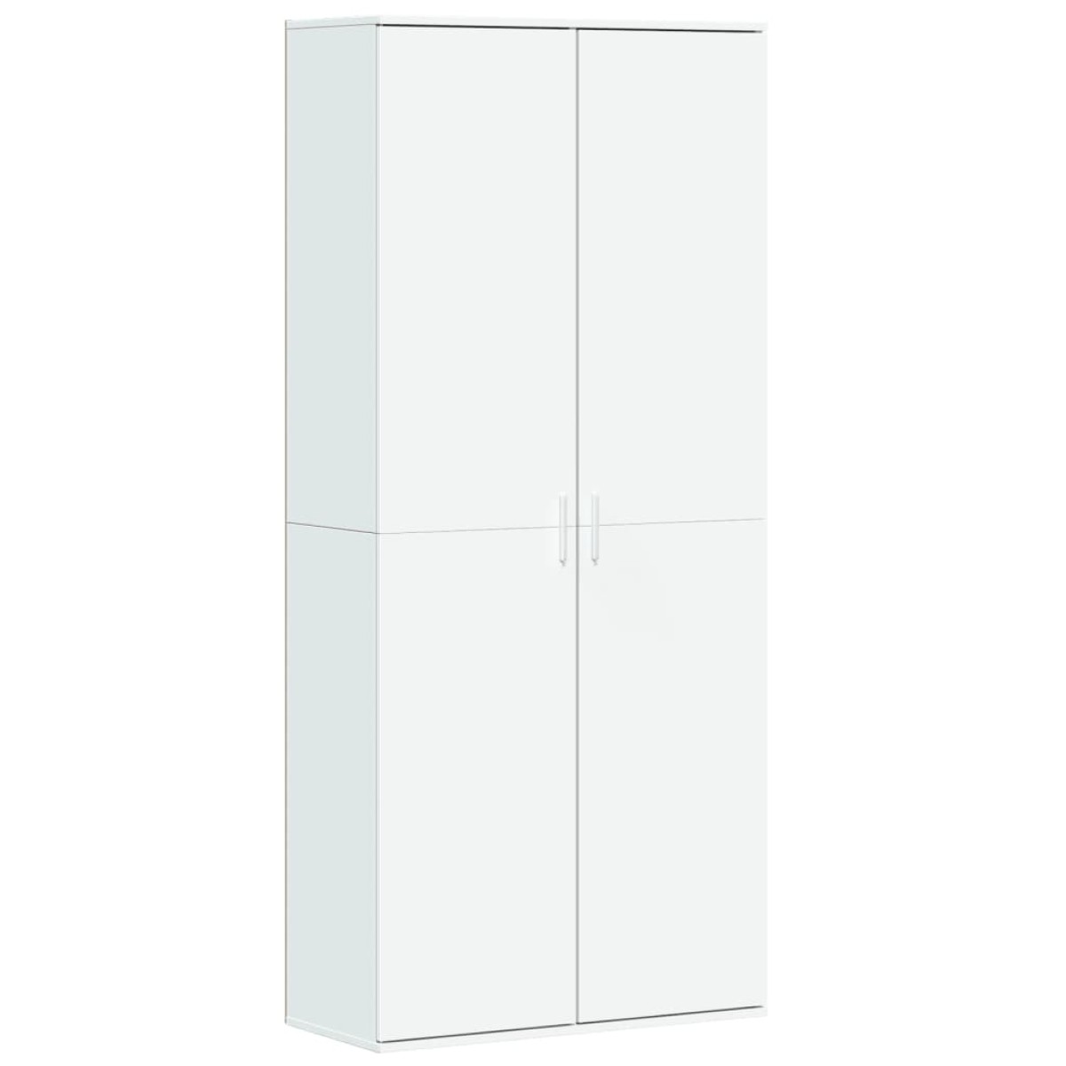 vidaXL Ντουλάπι Λευκό 80x35x180 εκ. από Επεξεργασμένο Ξύλο