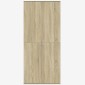 vidaXL Ντουλάπι Sonoma Δρυς 80x35x180 εκ. από Επεξεργασμένο Ξύλο