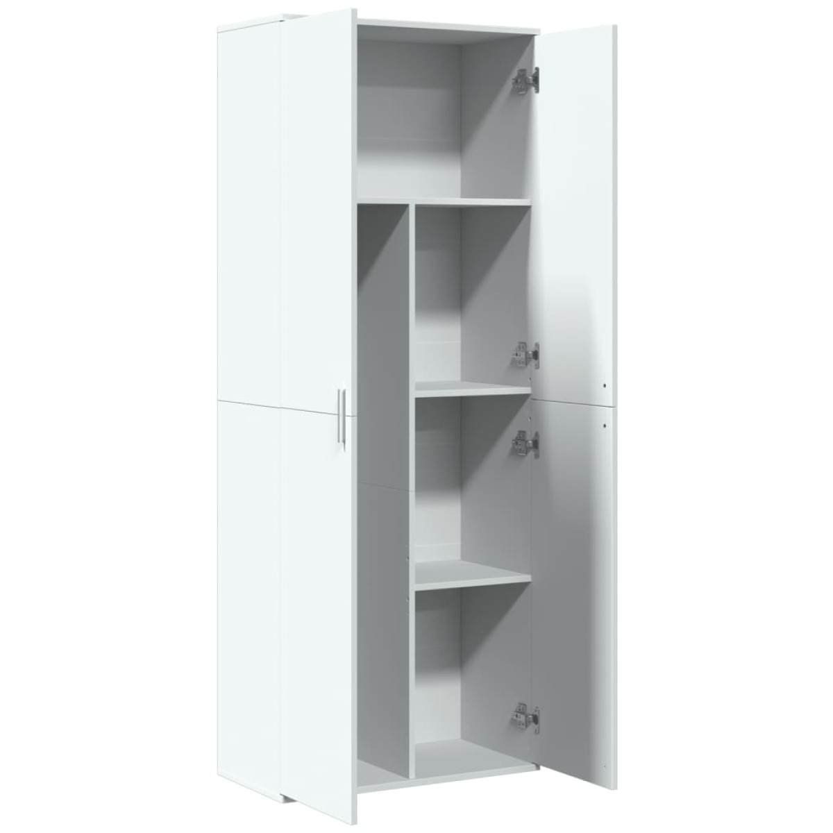 vidaXL Ντουλάπι Λευκό 70x35x180 εκ. από Επεξεργασμένο Ξύλο