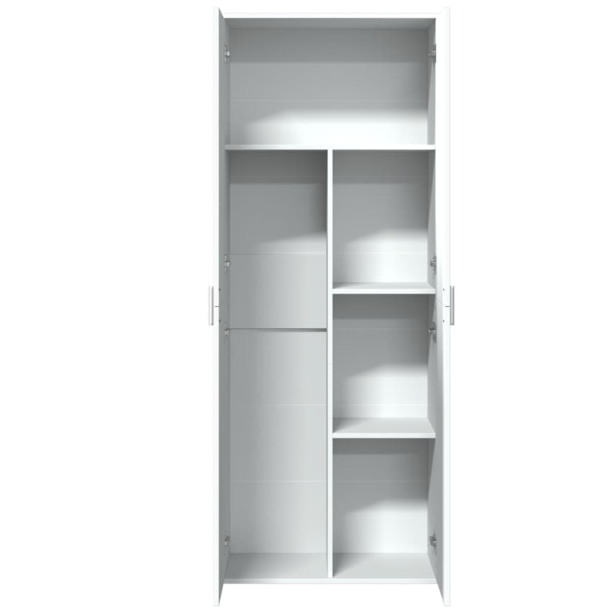 vidaXL Ντουλάπι Λευκό 70x35x180 εκ. από Επεξεργασμένο Ξύλο