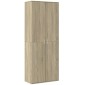 vidaXL Ντουλάπι Sonoma Δρυς 70x35x180 εκ. από Επεξεργασμένο Ξύλο