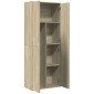 vidaXL Ντουλάπι Sonoma Δρυς 70x35x180 εκ. από Επεξεργασμένο Ξύλο