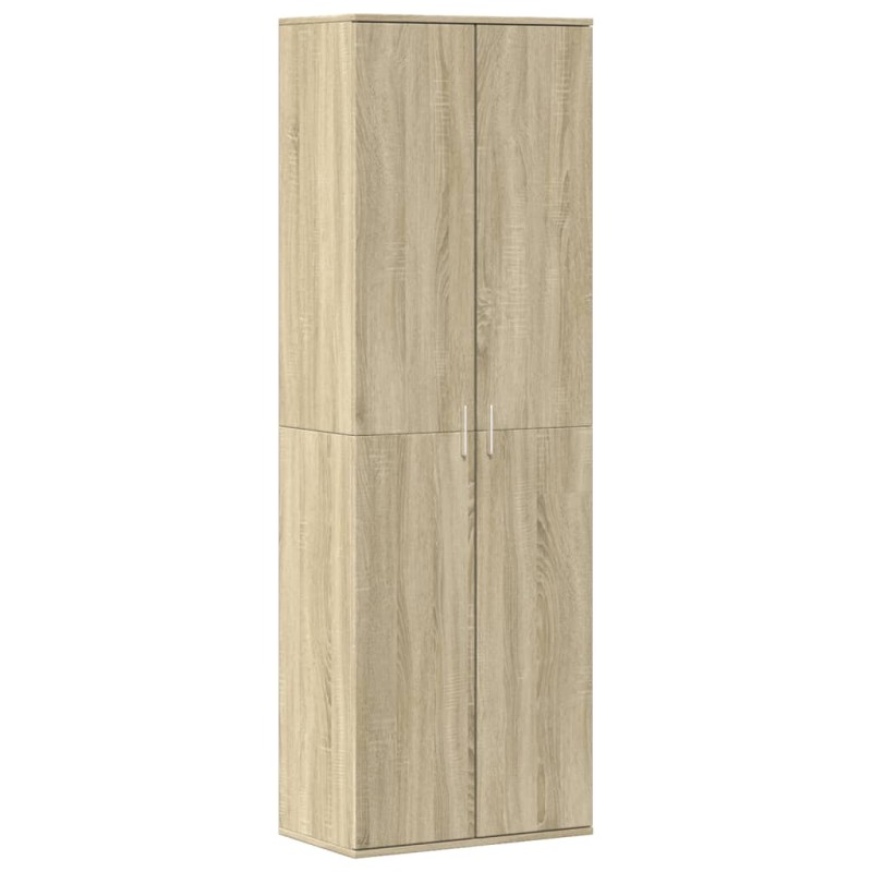 vidaXL Ντουλάπα Sonoma δρυς 60 x 35 x 180 εκ. από Επεξ. Ξύλο