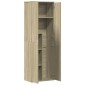 vidaXL Ντουλάπα Sonoma δρυς 60 x 35 x 180 εκ. από Επεξ. Ξύλο