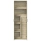 vidaXL Ντουλάπα Sonoma δρυς 60 x 35 x 180 εκ. από Επεξ. Ξύλο
