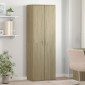 vidaXL Ντουλάπα Sonoma δρυς 60 x 35 x 180 εκ. από Επεξ. Ξύλο