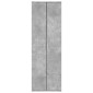 vidaXL Ντουλάπα Γκρι Σκυροδέματος 60 x 35 x 180 εκ. από Επεξ. Ξύλο