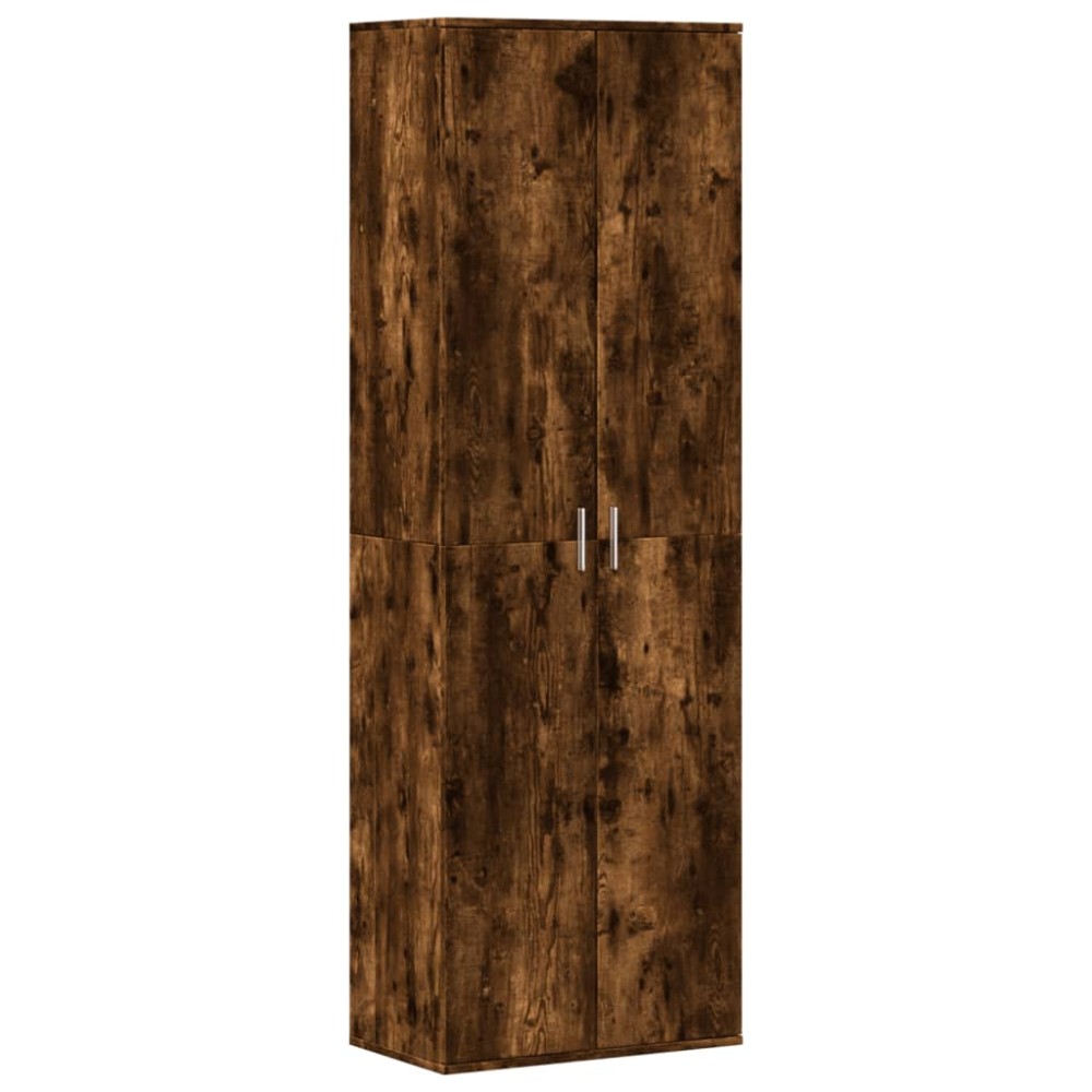 vidaXL Ντουλάπα Καπνιστή δρυς 60 x 35 x 180 εκ. από Επεξ. Ξύλο