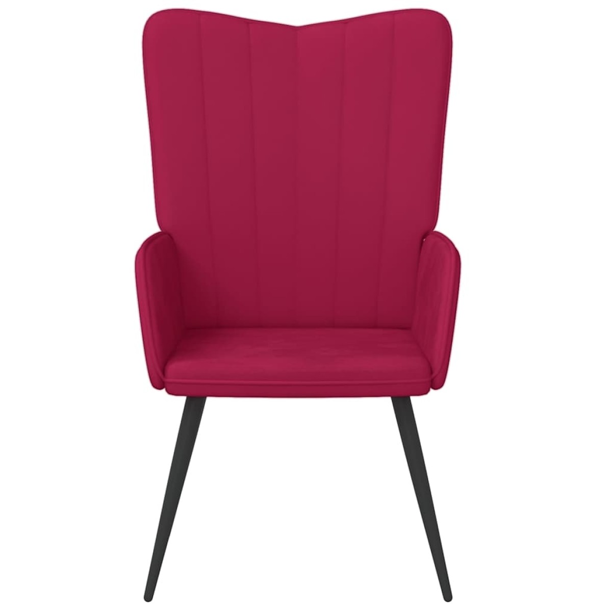 vidaXL Πολυθρόνα Relax Μπορντό Βελούδινη