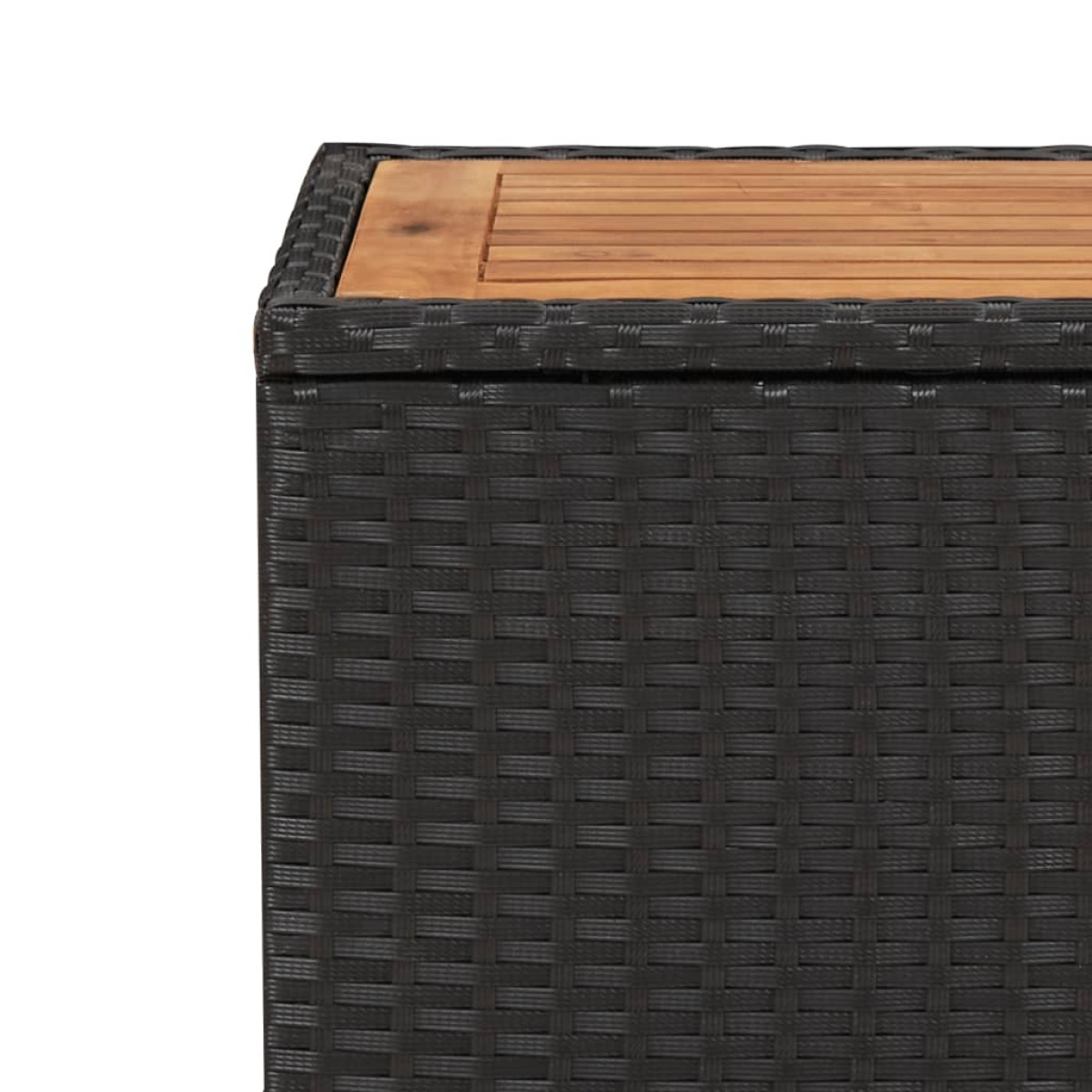vidaXL Σετ Τραπεζαρίας Κήπου 3 τεμ. Μαύρο Συνθετικό Ρατάν με Μαξιλάρια