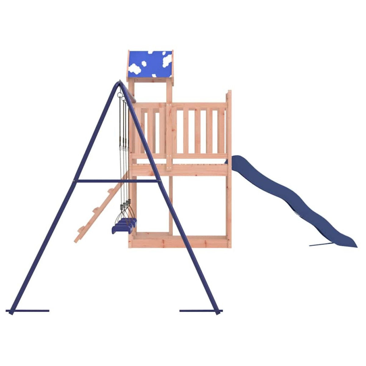 vidaXL Παιδική Χαρά Εξωτερικού Χώρου από Μασίφ Ξύλο Ψευδοτσούγκας