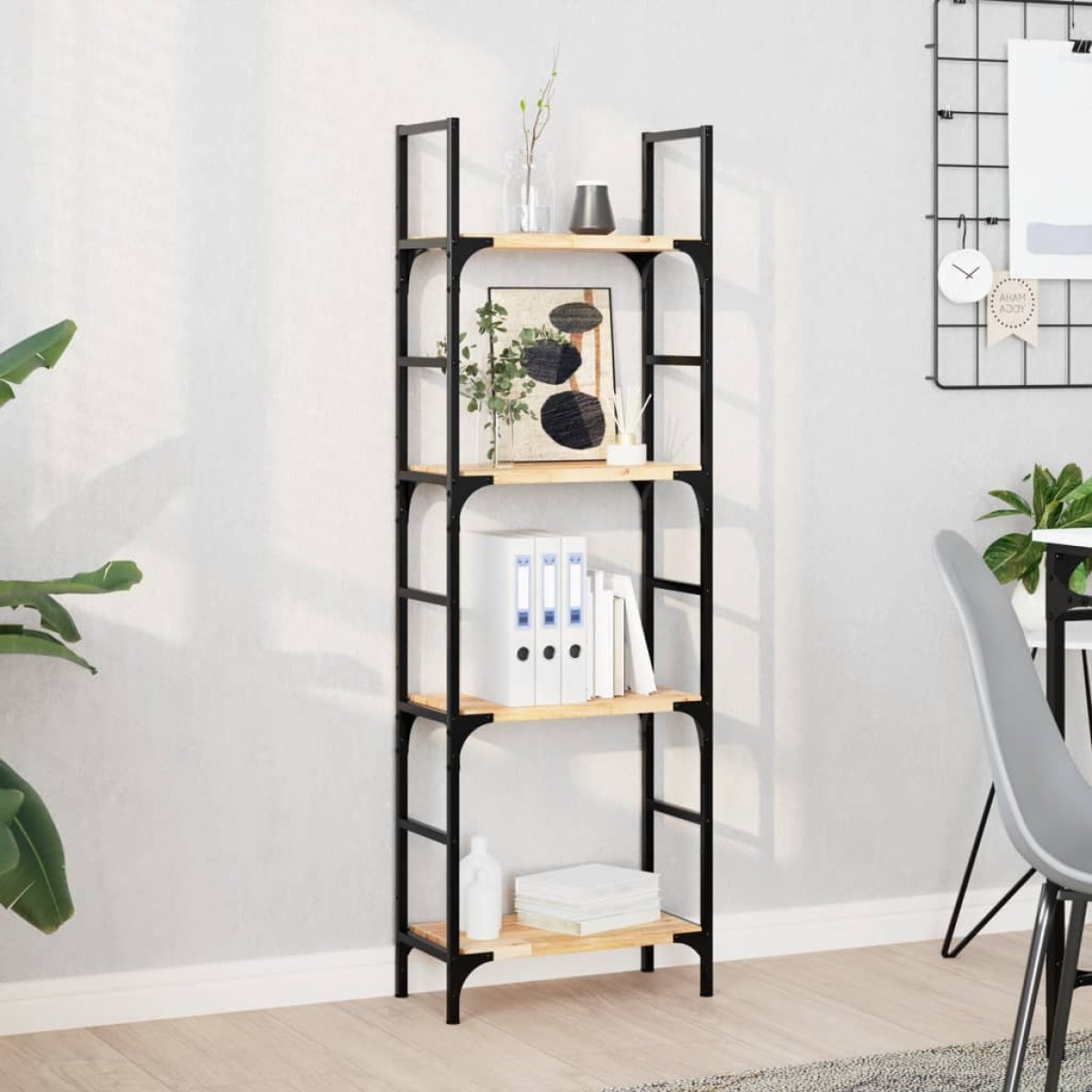 vidaXL Ράφι Πλωτό 60x20x2 εκ. από Μασίφ Ξύλο Ακακίας χωρίς Επεξεργασία