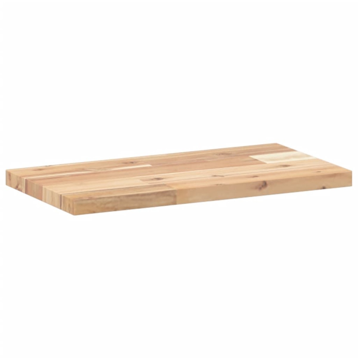 vidaXL Ράφια Πλωτά 4 τεμ. 60x20x2 εκ. από Μασίφ Ξύλο Ακακίας χωρίς Επεξεργασία