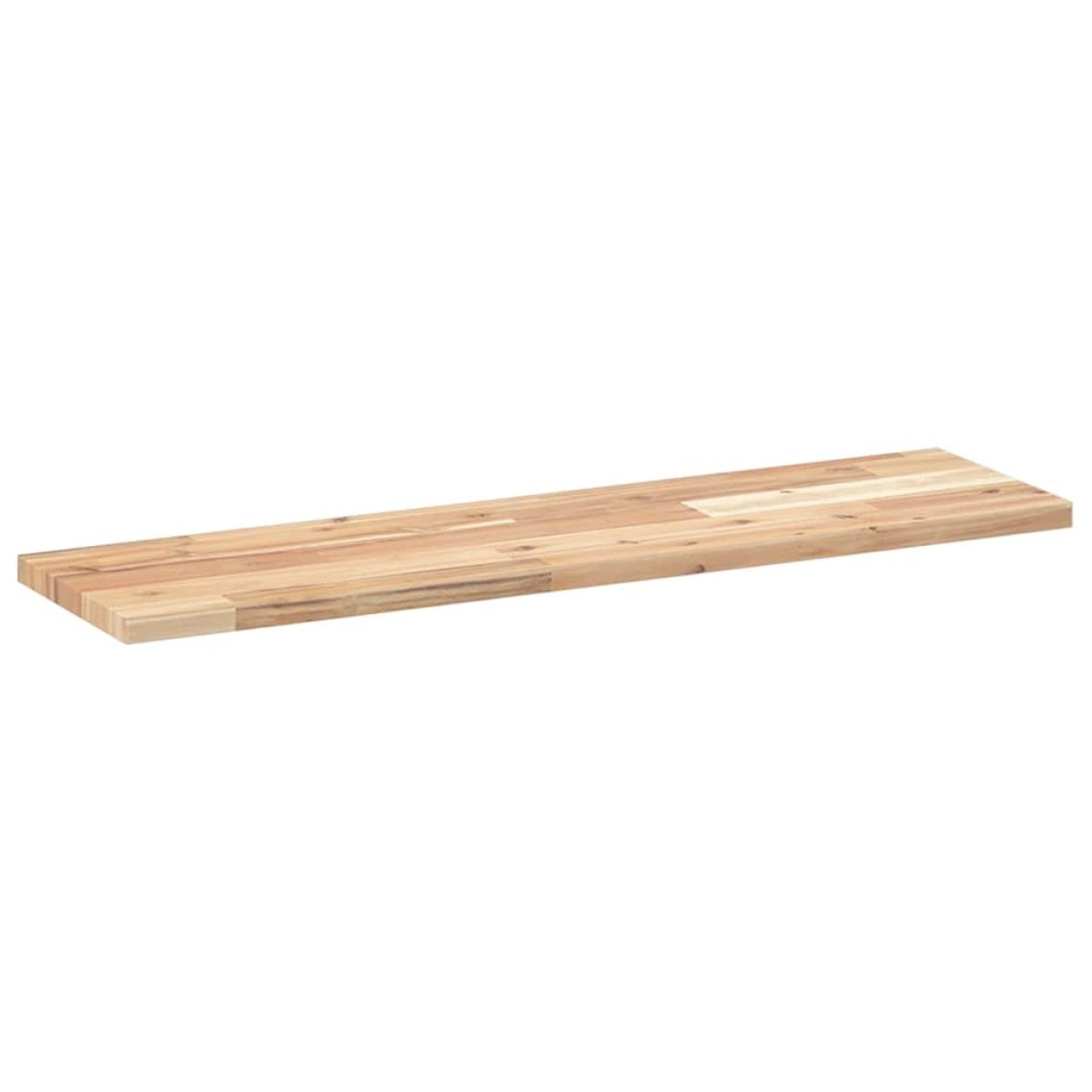 vidaXL Ράφια Πλωτά 3 τεμ. 80x20x2 εκ. από Μασίφ Ξύλο Ακακίας χωρίς Επεξεργασία