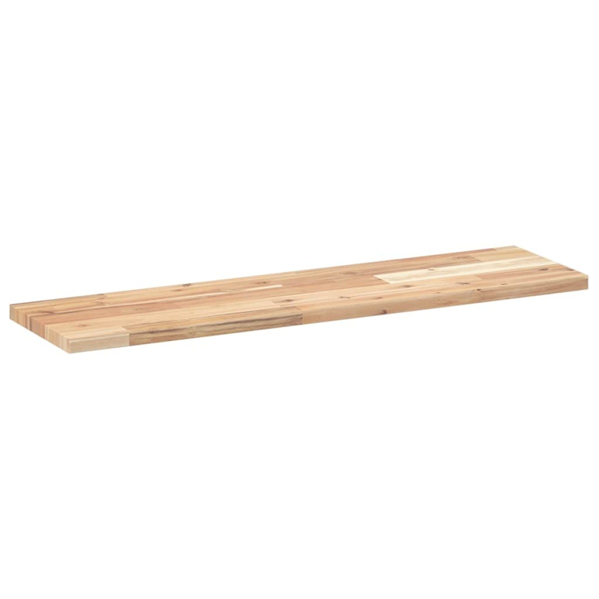 vidaXL Ράφια Πλωτά 3 τεμ. 80x20x2 εκ. από Μασίφ Ξύλο Ακακίας χωρίς Επεξεργασία