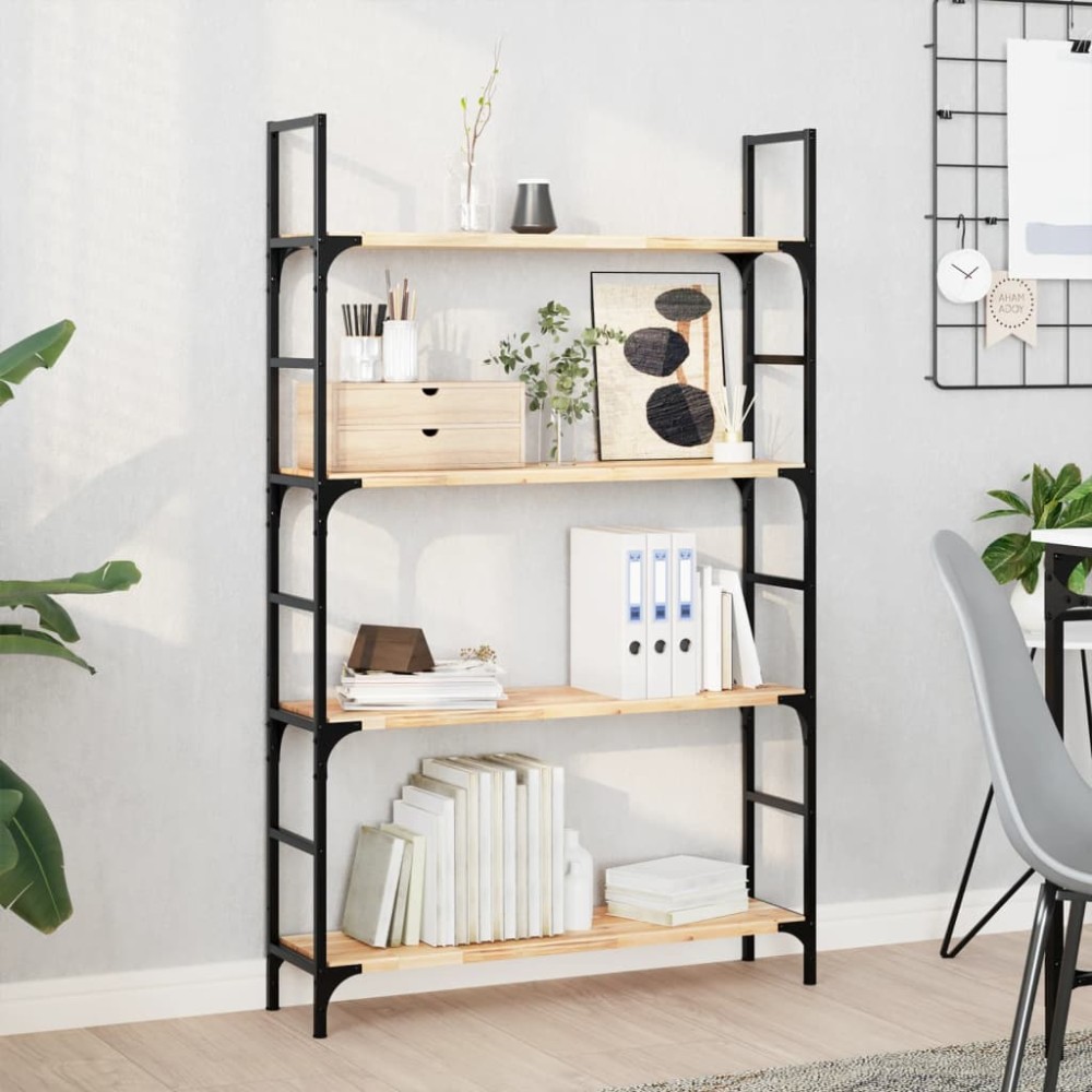 vidaXL Ράφια Πλωτά 2 τεμ. 100x20x2 εκ. από Μασίφ Ξύλο Ακακίας