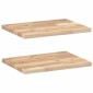 vidaXL Ράφια Πλωτά 2 τεμ. 40x30x2 εκ. από Μασίφ Ξύλο Ακακίας