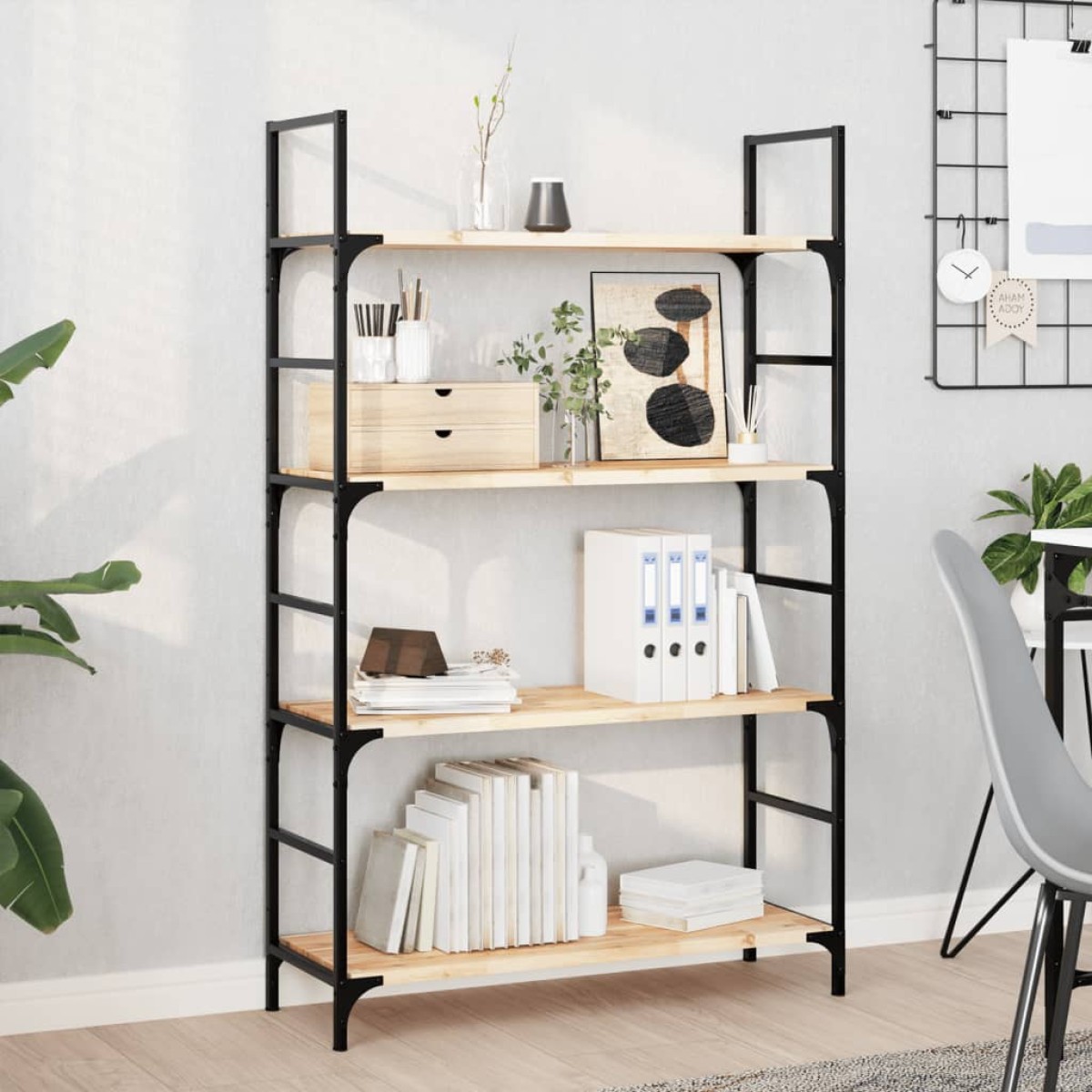 vidaXL Ράφι Πλωτό 100x30x2 εκ. από Μασίφ Ξύλο Ακακίας χωρίς Επεξεργασία