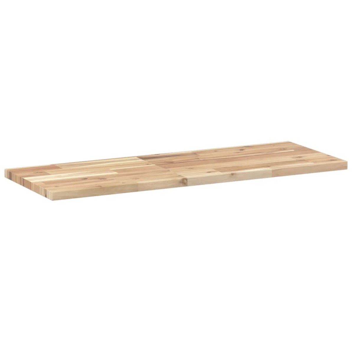 vidaXL Ράφια Πλωτά 2 τεμ. 100x30x2 εκ. από Μασίφ Ξύλο Ακακίας χωρίς Επεξεργασία
