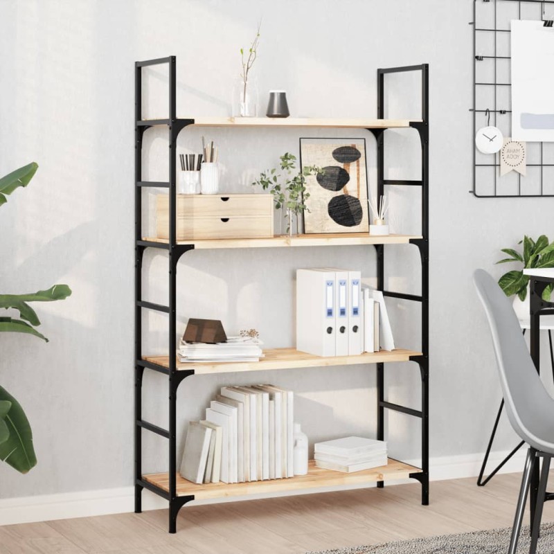 vidaXL Ράφια Πλωτά 2 τεμ. 100x30x2 εκ. από Μασίφ Ξύλο Ακακίας χωρίς Επεξεργασία