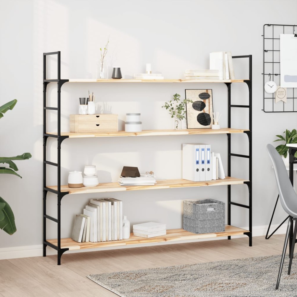 vidaXL Ράφια Κρεμαστά 2 Τεμ. 160x30x2εκ Ακατέργαστο Μασίφ Ξύλο Ακακίας