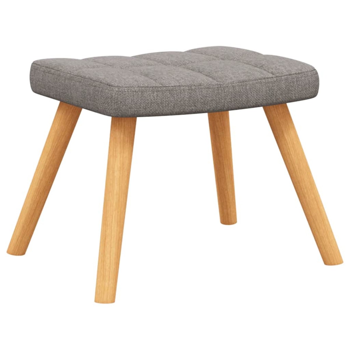 vidaXL Πολυθρόνα Relax Taupe Υφασμάτινη με Σκαμπό